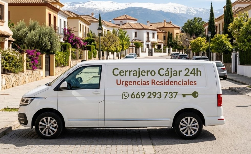 Furgoneta Cerrajero Cájar 24h